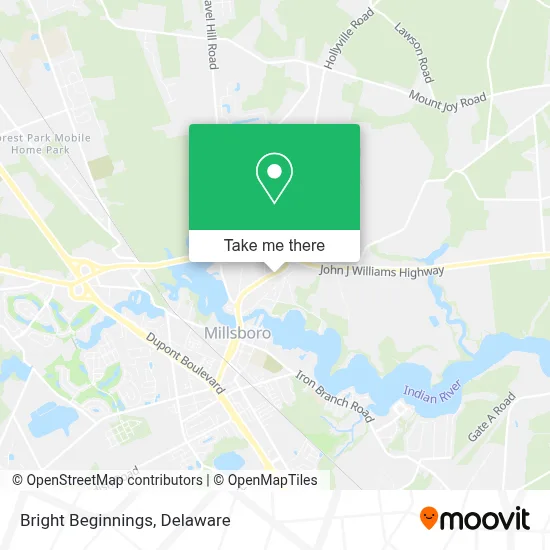 Bright Beginnings map