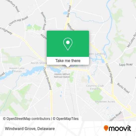 Windward Grove map