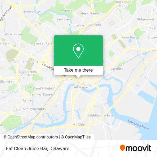 Eat Clean Juice Bar map