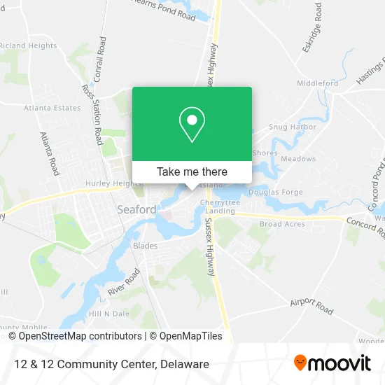 12 & 12 Community Center map