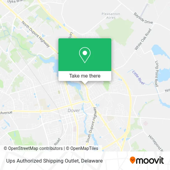 Ups Authorized Shipping Outlet map