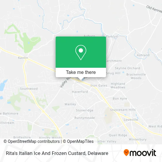 Rita's Italian Ice And Frozen Custard map