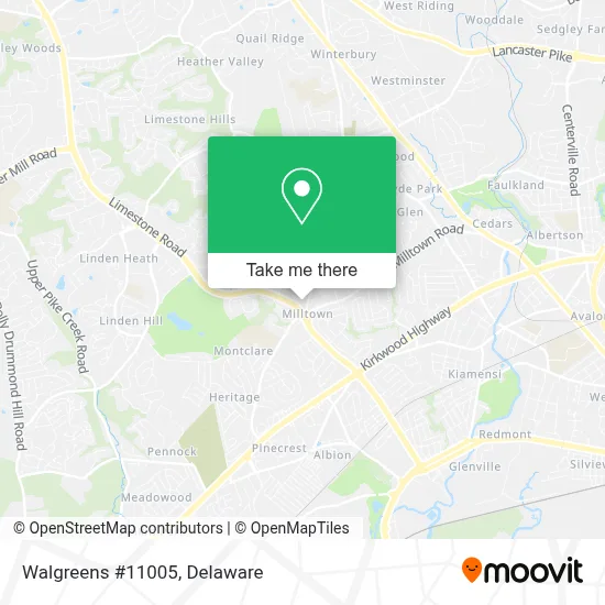 Walgreens #11005 map