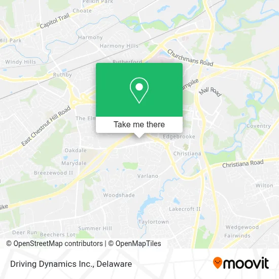 Driving Dynamics Inc. map