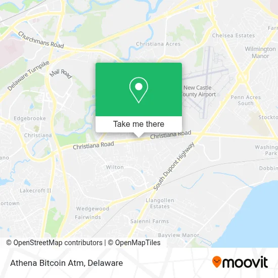 Athena Bitcoin Atm map