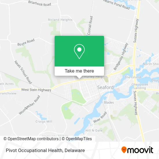 Pivot Occupational Health map
