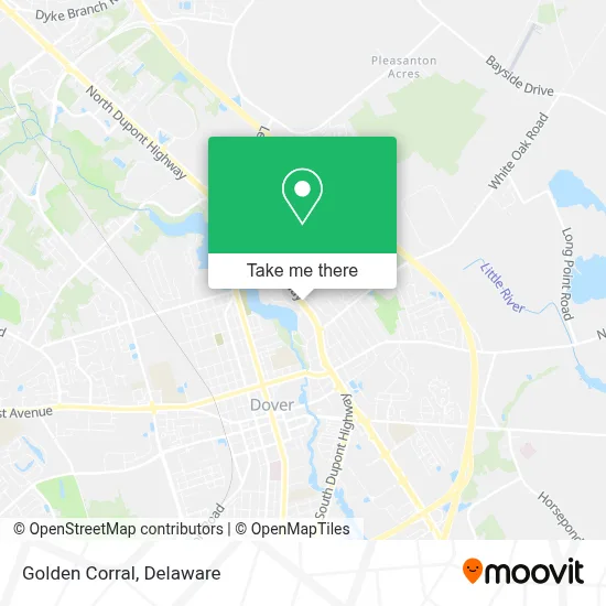 Golden Corral map