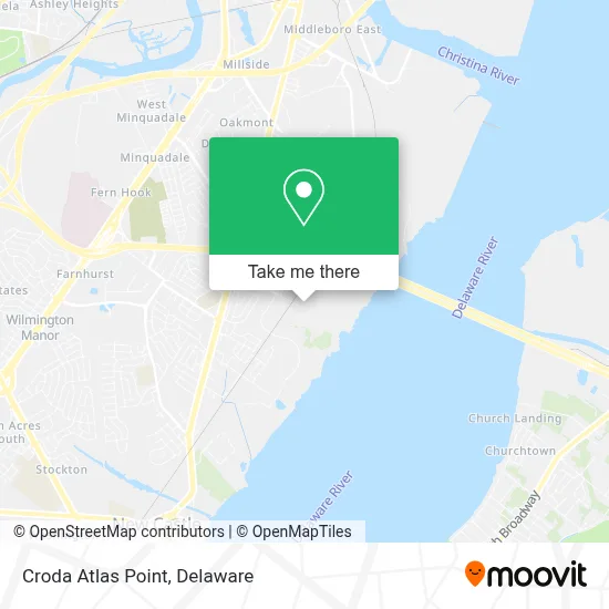 Croda Atlas Point map