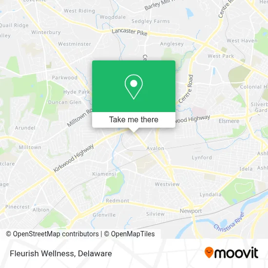 Fleurish Wellness map
