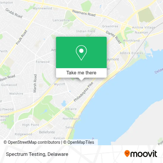 Spectrum Testing map