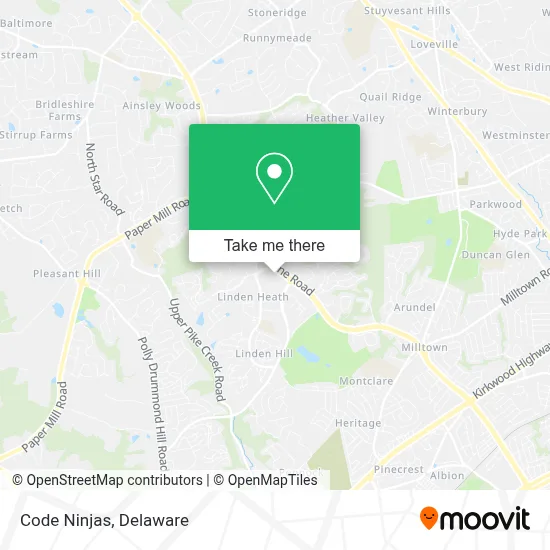 Code Ninjas map