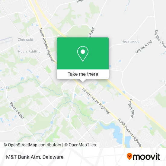M&T Bank Atm map