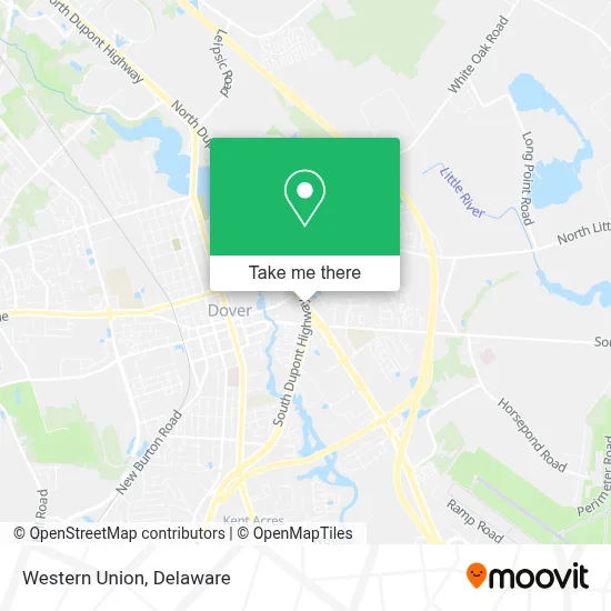 Western Union map