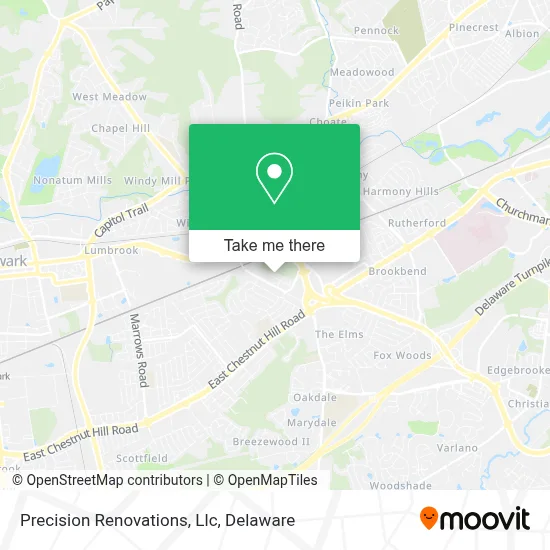 Precision Renovations, Llc map