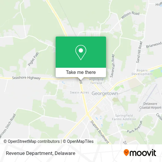 Revenue Department map