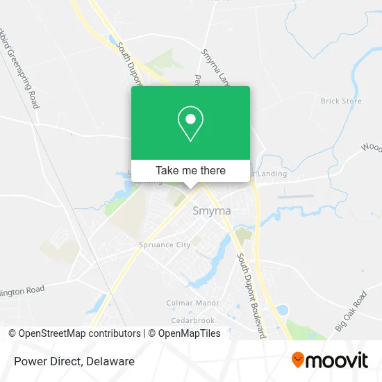 Power Direct map