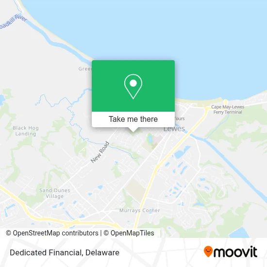 Dedicated Financial map