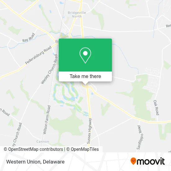 Western Union map