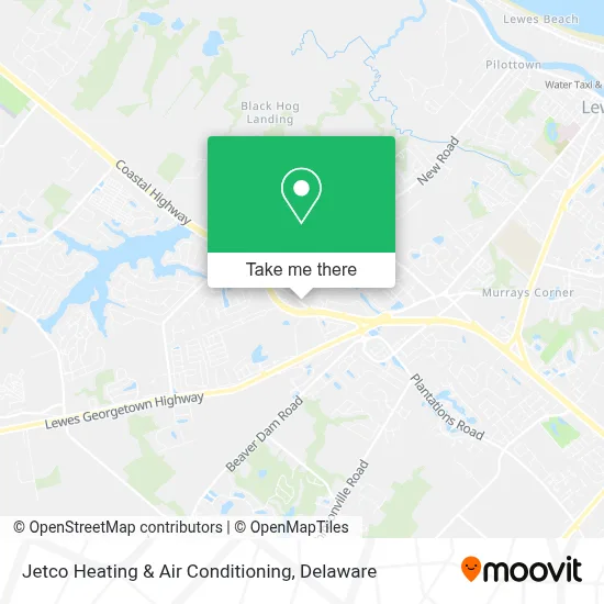 Jetco Heating & Air Conditioning map