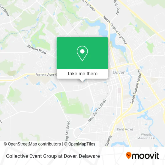 Collective Event Group at Dover map