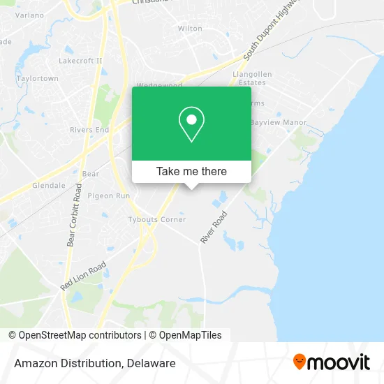 Amazon Distribution map