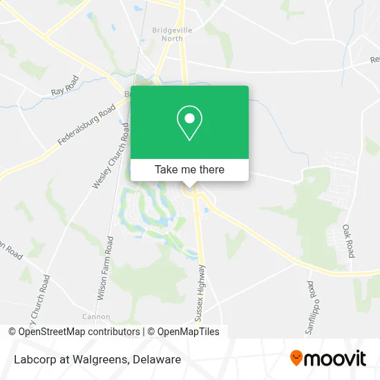 Labcorp at Walgreens map