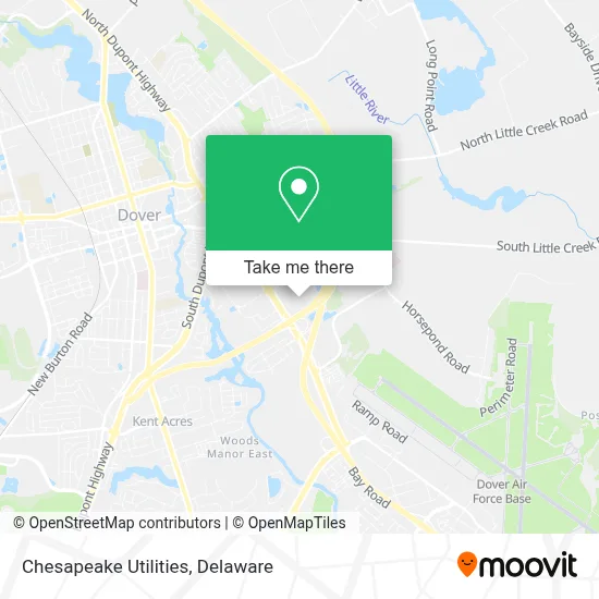 Chesapeake Utilities map