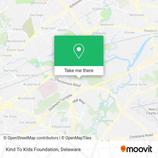 Kind To Kids Foundation map