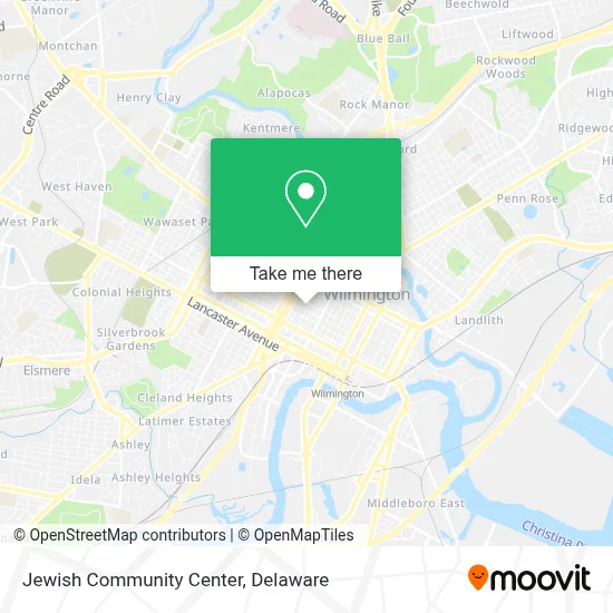 Jewish Community Center map