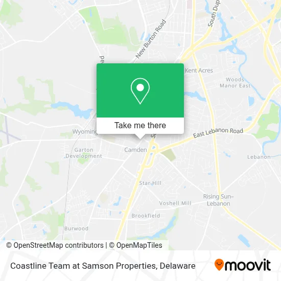 Coastline Team at Samson Properties map