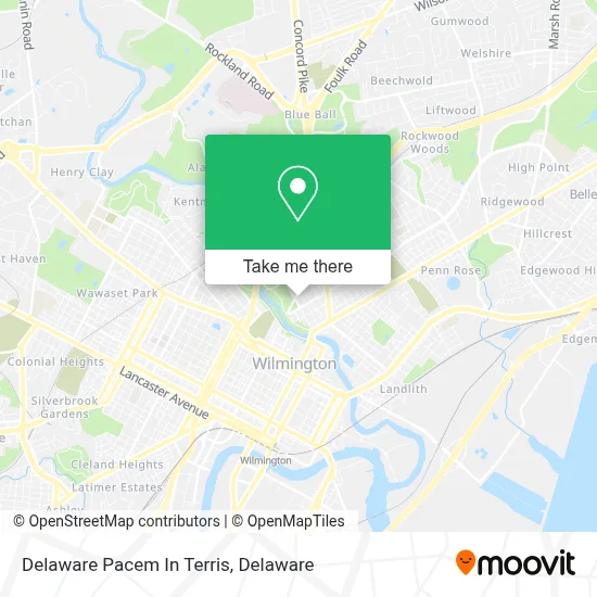 Delaware Pacem In Terris map
