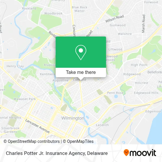 Charles Potter Jr. Insurance Agency map