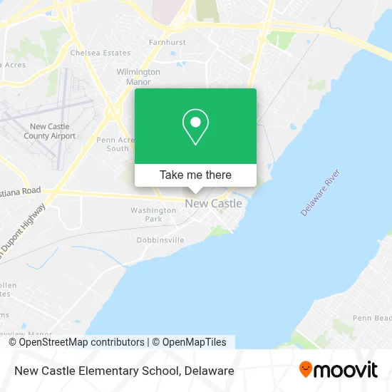 New Castle Elementary School map