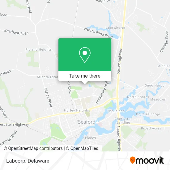 Labcorp map