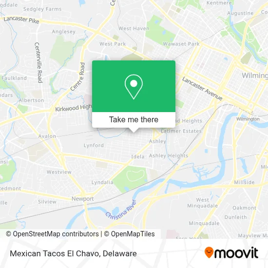 Mexican Tacos El Chavo map