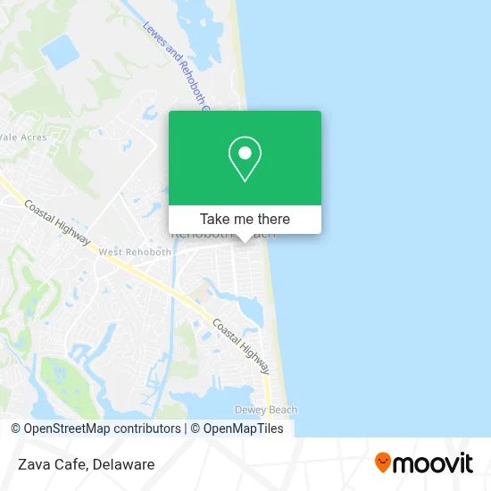Zava Cafe map