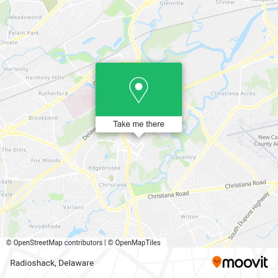 Radioshack map