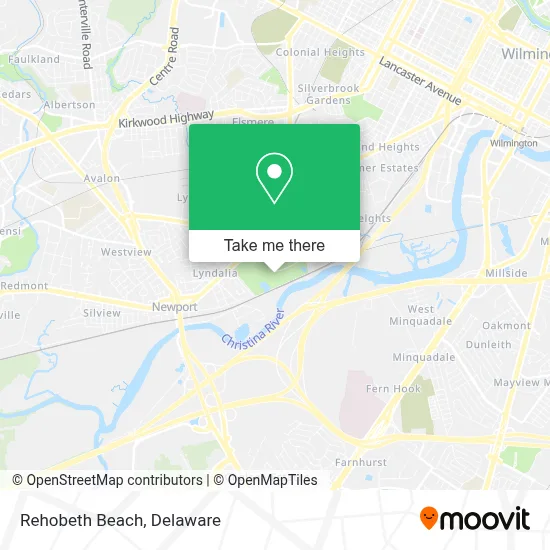 Rehobeth Beach map