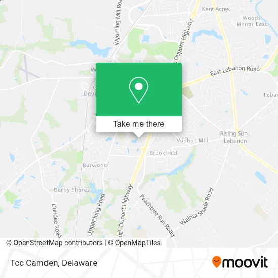 Tcc Camden map