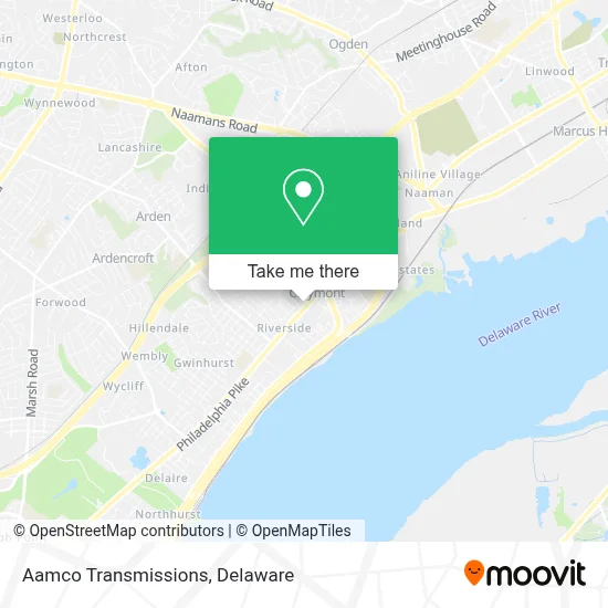 Aamco Transmissions map