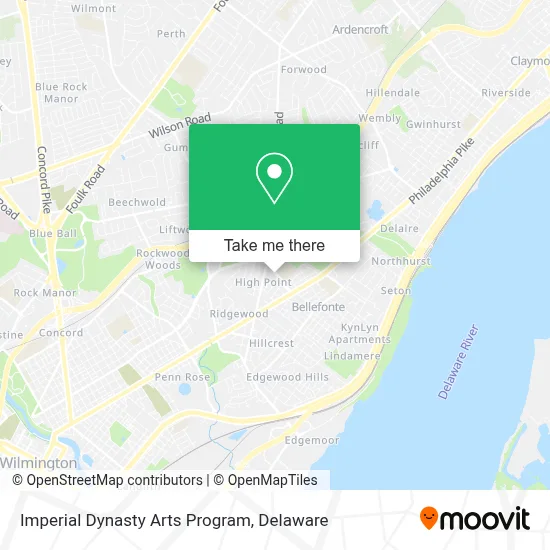 Imperial Dynasty Arts Program map