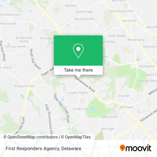 First Responders Agency map