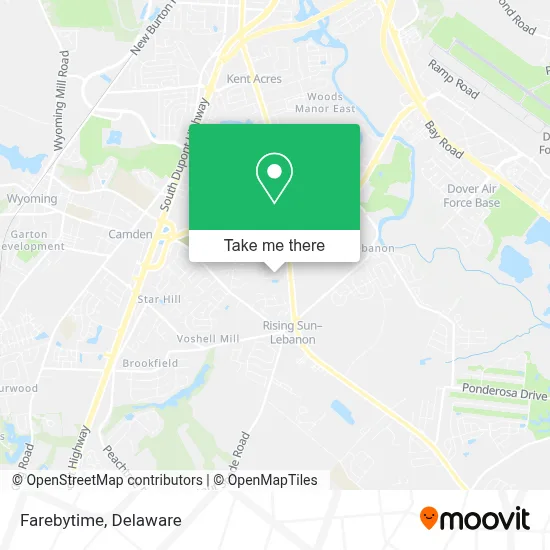 Farebytime map