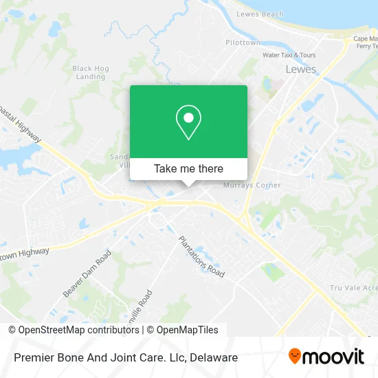 Premier Bone And Joint Care. Llc map