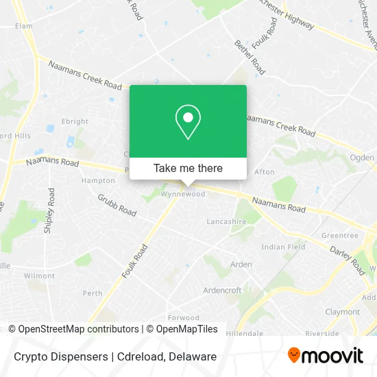 Crypto Dispensers | Cdreload map