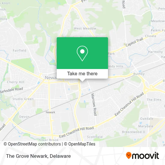 The Grove Newark map