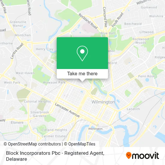 Block Incorporators Pbc - Registered Agent map