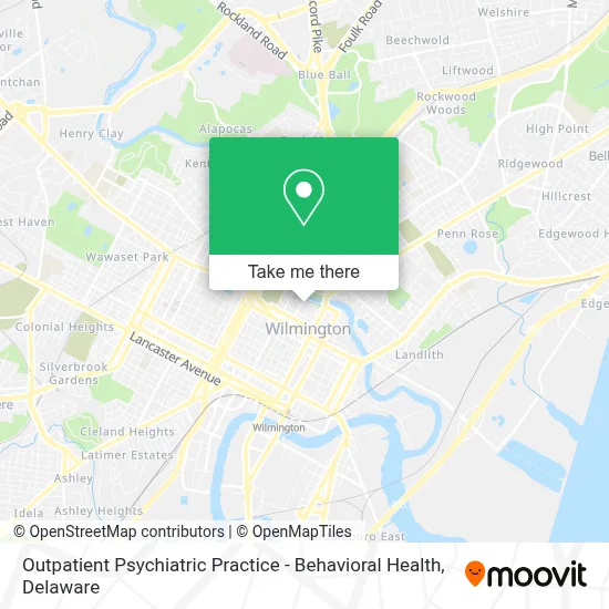 Outpatient Psychiatric Practice - Behavioral Health map