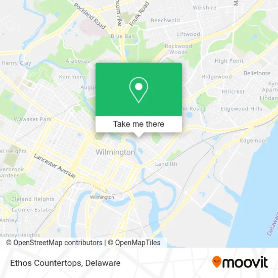 Ethos Countertops map