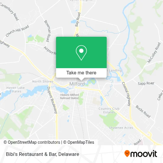 Bibi's Restaurant & Bar map